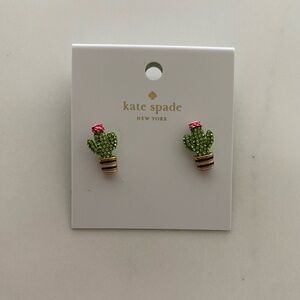Kate Spade Cactus Earrings NWT